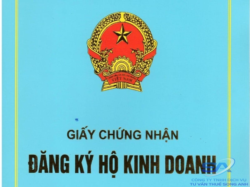giấy chứng nhận đăng ký thuế hộ kinh doanh