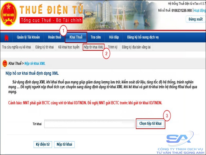 khai thuế hộ kinh doanh cá thể
