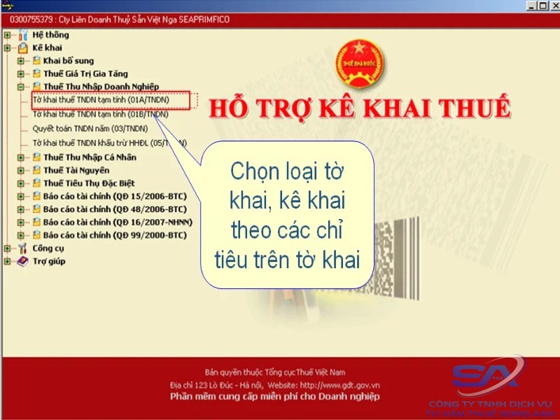 khai thuế là gì