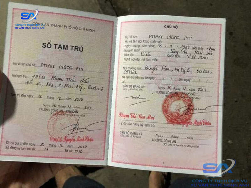 dịch vụ làm giấy xác nhận tạm trú hcm